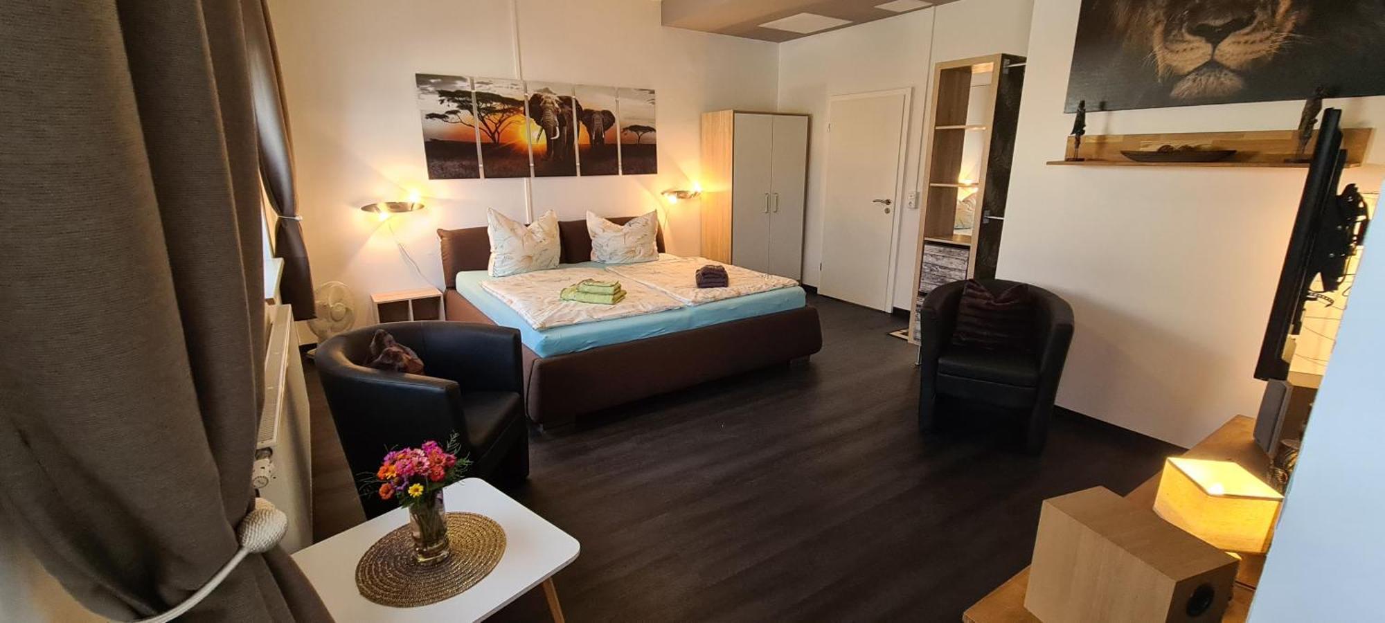 Gaesteappartements "Purefitness" Am Elberadweg In Tangermunde Ruang foto